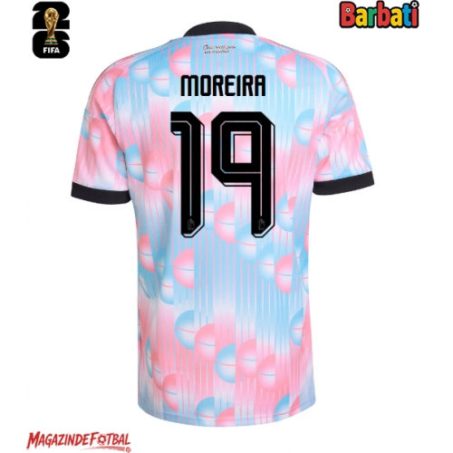 Belgia Diego Moreira #19 Tricou Fotbal Replică Mondial 2026 Barbati Deplasare Belgia Diego Moreira #19 Tricou Fotbal Replică Mondial 2026 Barbati Deplasare